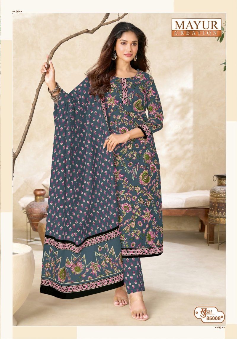 Khushi Vol 85 By Mayur Cotton Printed Dress Material